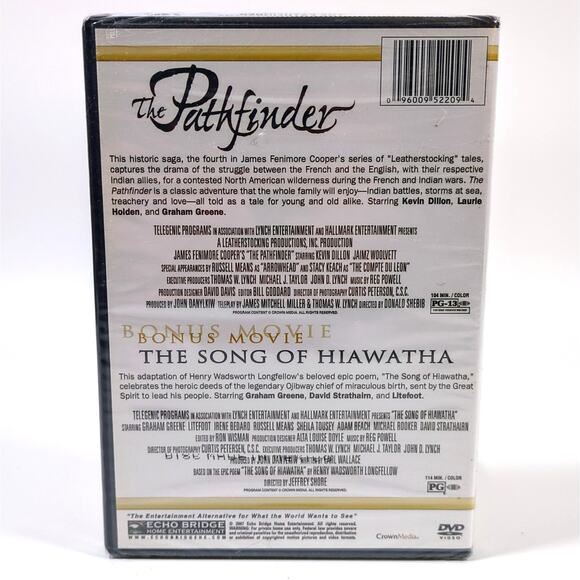 The Pathfinder & Song of the Hiawatha 2 DVD Set Brand New Sealed Kevin Dillon - Picture 2 of 2